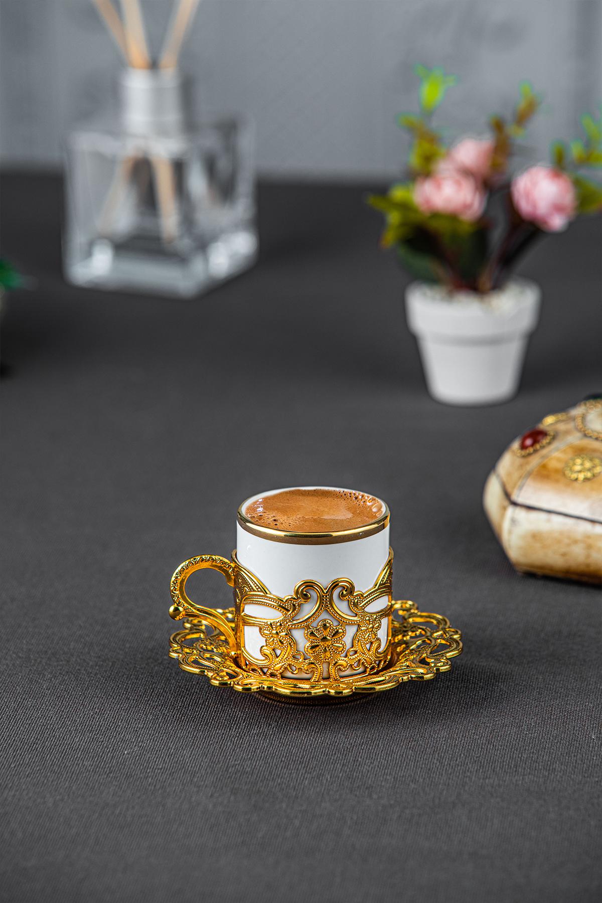 MOTİF KAHVE FİNCANI (KAPAKSIZ) (YALDIZLI)