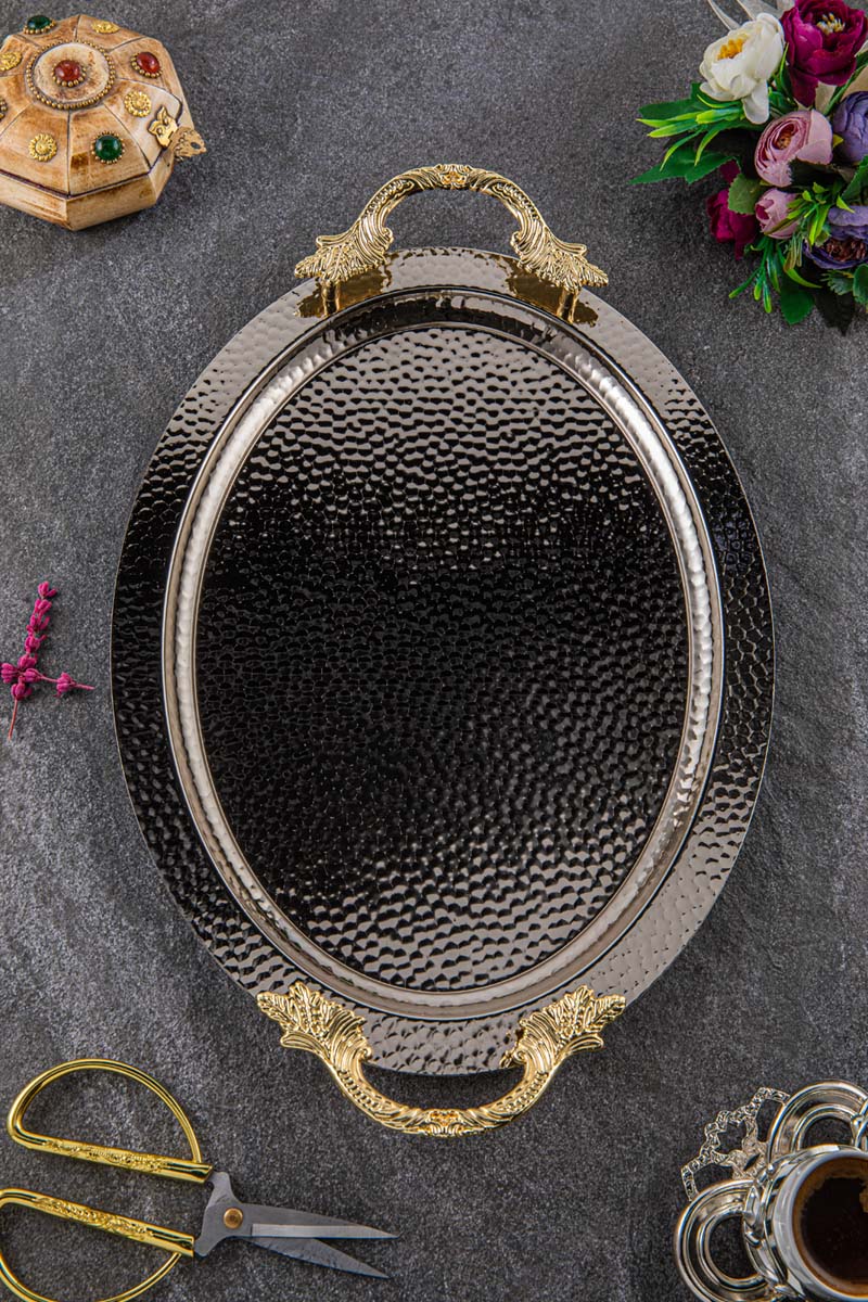 DAMLA OVAL SAC TEPSİ (43X28 CM)